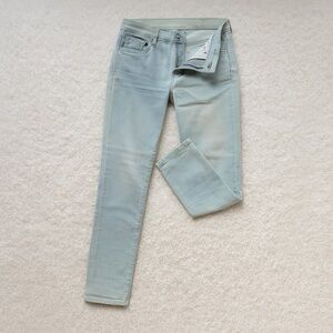 GAP 1969 Light Wash Mid-Rise Skinny Jeans (Size 4 Regular)